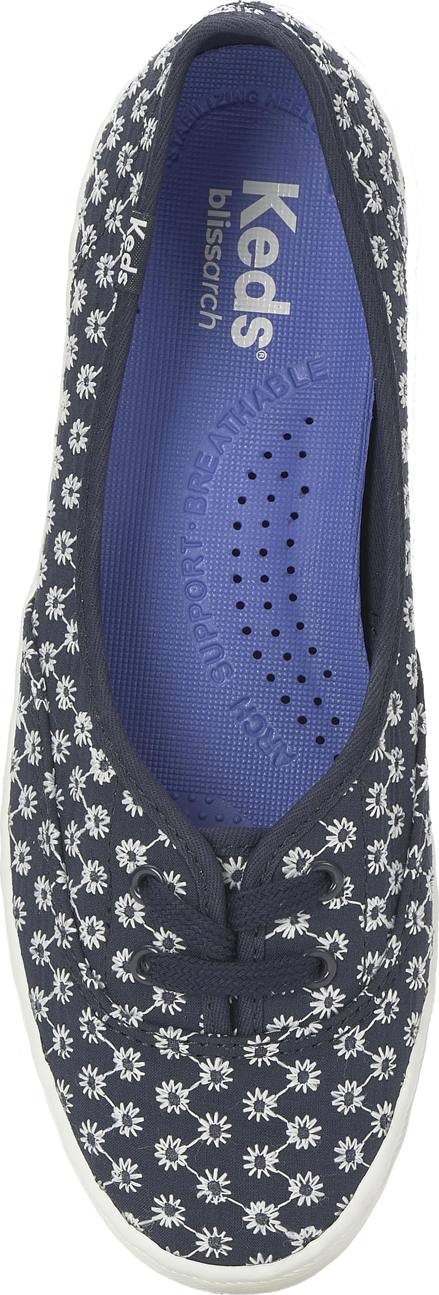 Keds The Mini - Slip On para Mujer, con Ojal Daisy Navy, 6