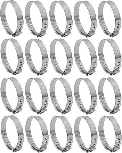 Miniatura 10 de OCS Parts Oetiker - Abrazaderas de oreja serie 167, acero inoxidable 304, tamaño de 1.500 in, paquete de 10, tamaño de la banda 0.276 x 0.024 in,