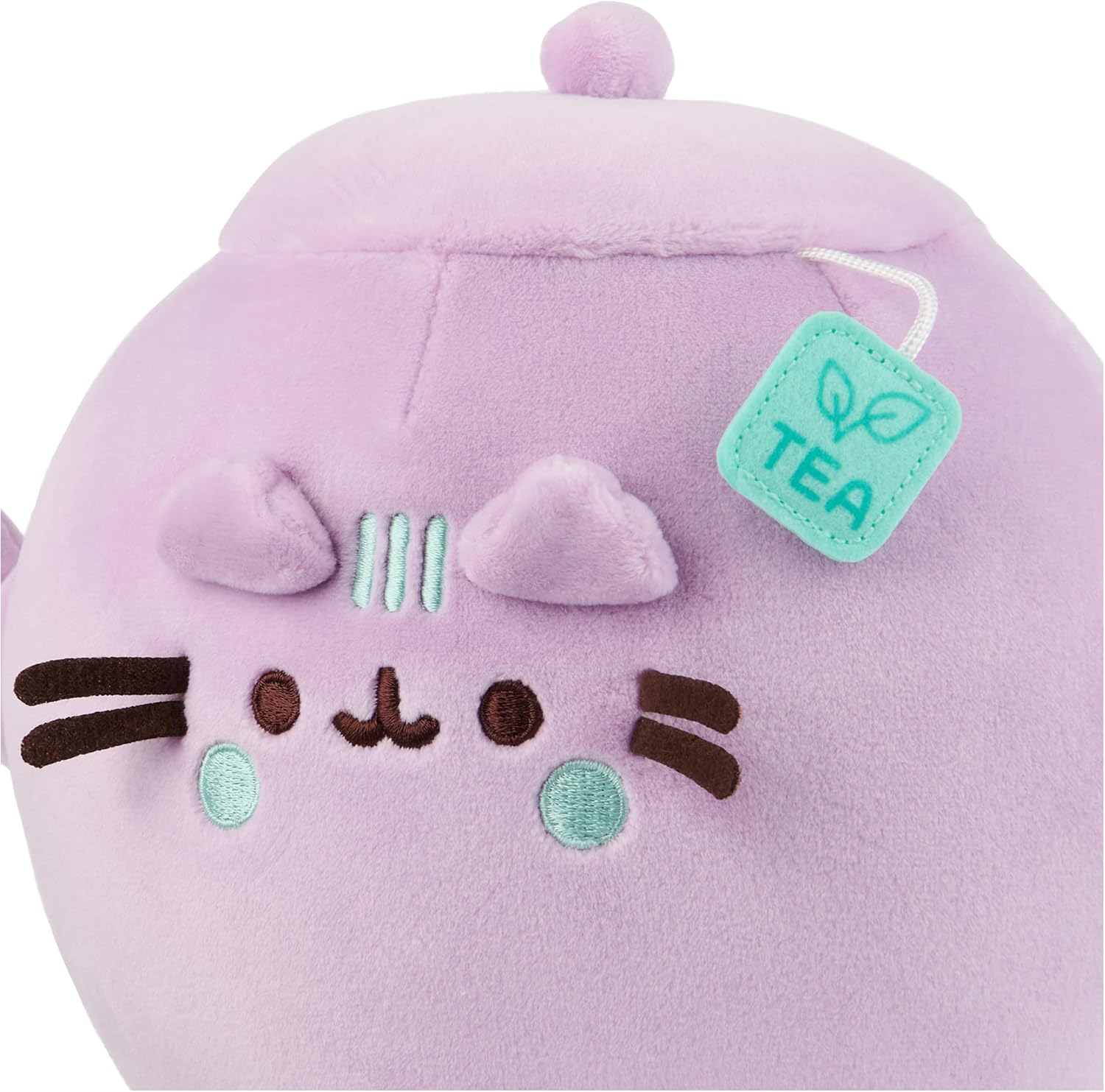 GUND Pusheen’s Kitchen: Teapot Squisheen Plush, Squishy Toy Stuffed Animal for Ages 8 and Up, Purple, 6” - Image 4