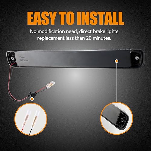Miniatura 220 de Tercera tercera luz de freno para Chevy Silverado 1999-2006/GMC Sierra 1500 2500 3500HD, 2007 Silverado/Sierra Classic Modelo LED Time Tunnel