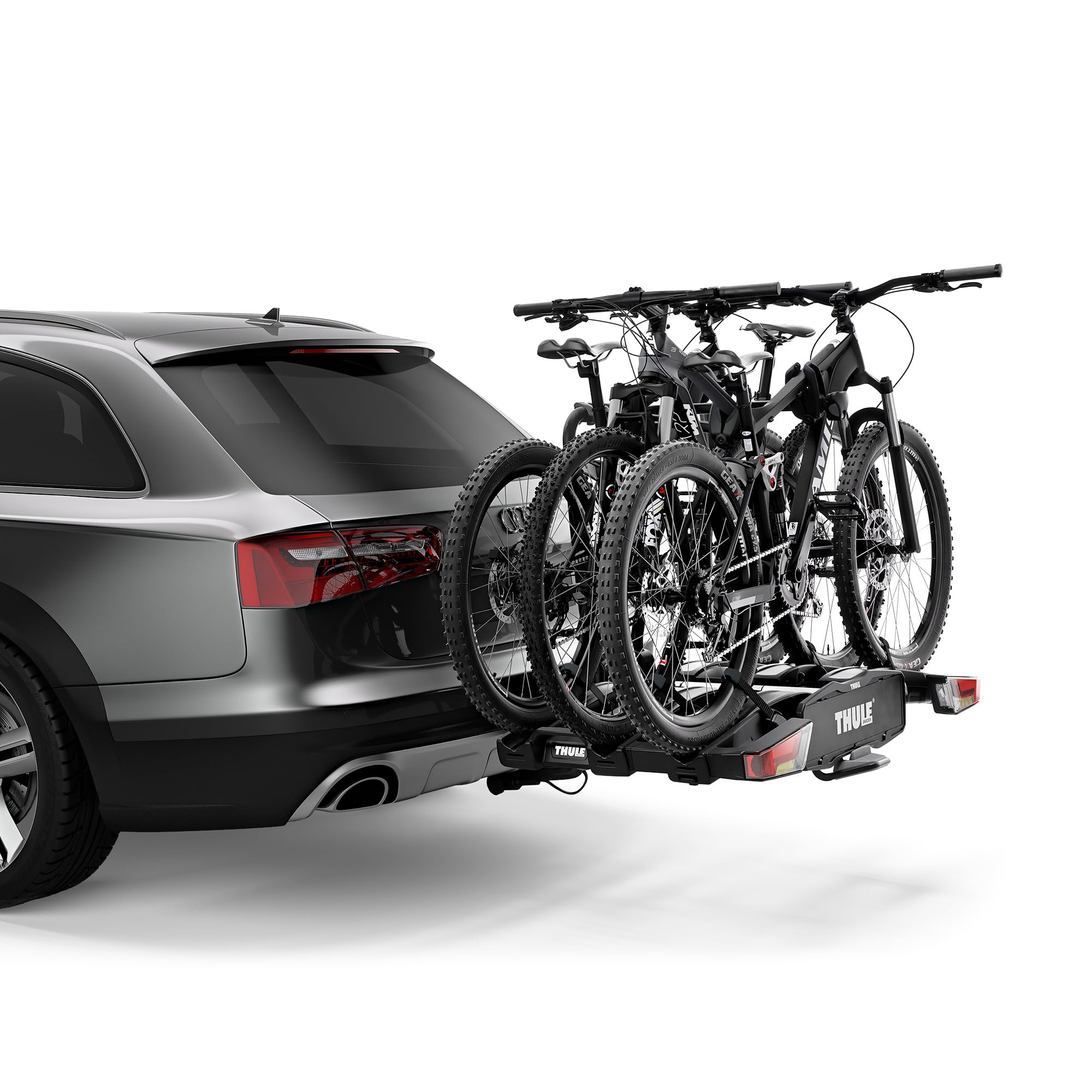 Thule EasyFold XT Fahrradträger für Anhängerkupplung 3 Fahrräder schwarz