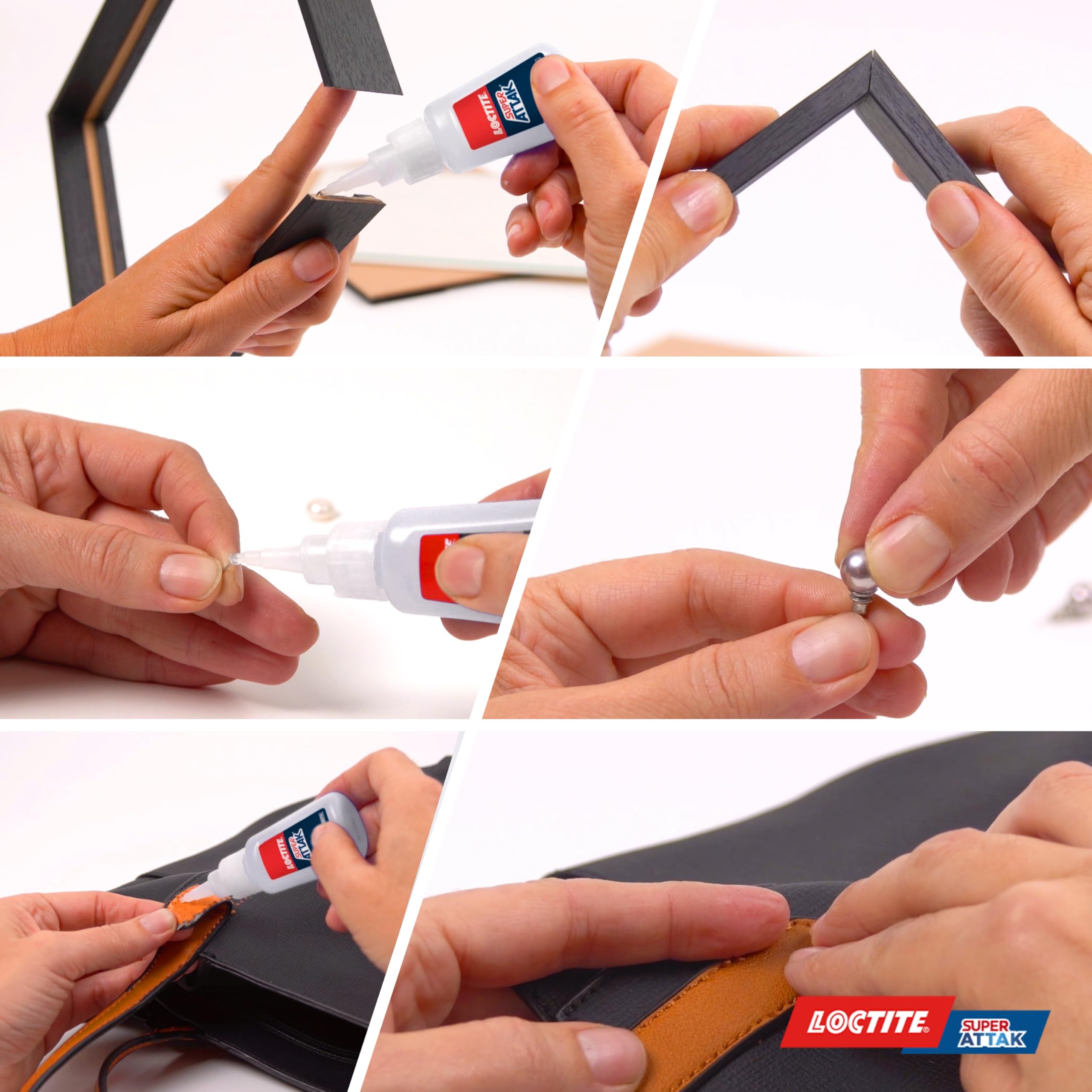 Loctite Super Attak XXL 20g, Colla liquida trasparente per applicazioni precise, Colla attaccatutto forte e resistente, Adesivo per legno, plastica, gomma, metallo, 1x20g