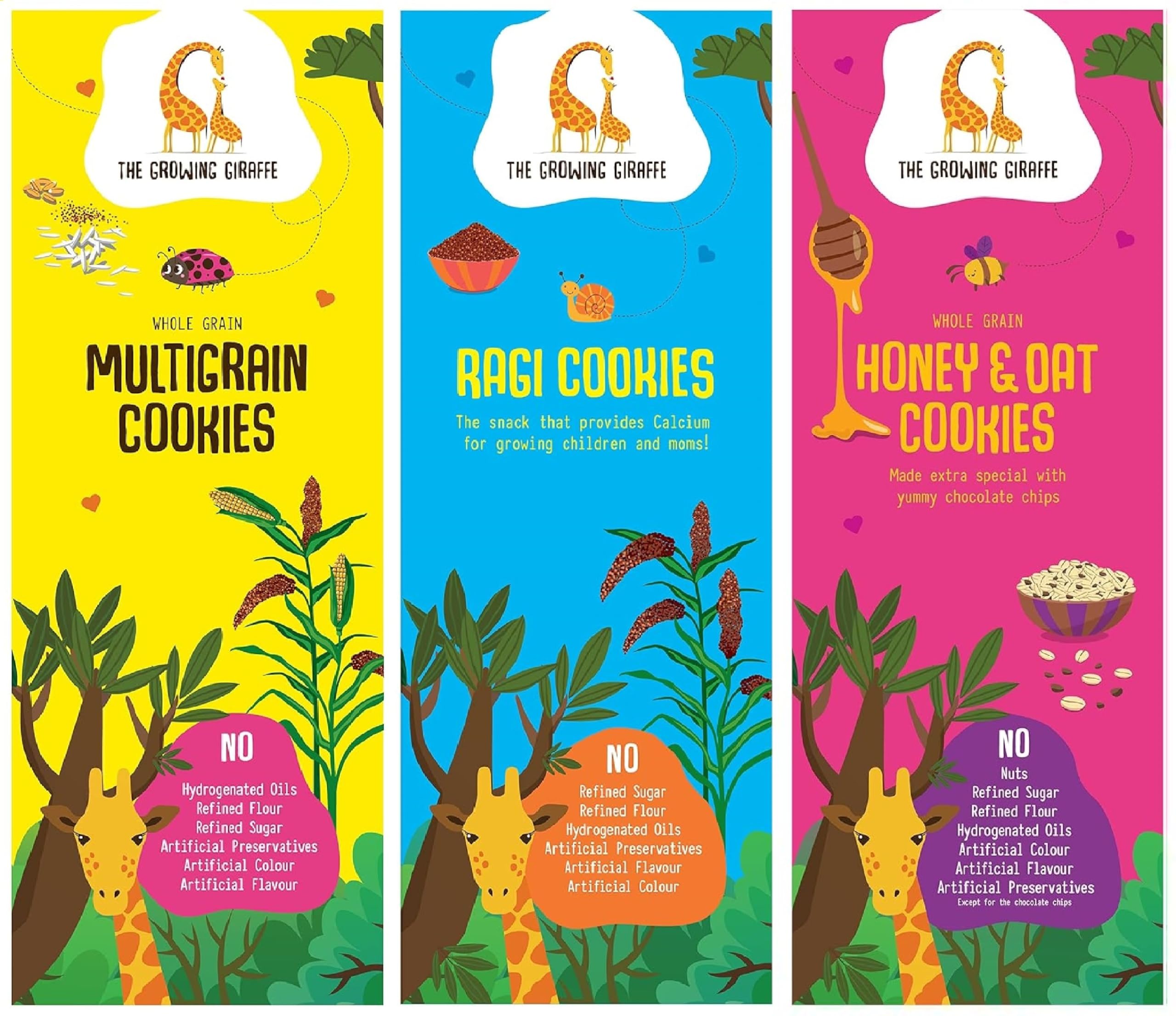 See full amazon price history chart for The Growing Giraffe Biscuits, A Healthy, Nutritional & Tasty All Day Snacks for Kids & Adults (Multigrain Cookies - 160 G, Ragi Cookies - 160 G, Honey & Oats Cookies - 200 G - Pack of 3 (520 Grams) The Growing Giraffe Biscuits, A Healthy, Nutritional & Tasty All Day Snacks for Kids & Adults (Multigrain Cookies - 160 G, Ragi Cookies - 160 G, Honey & Oats Cookies - 200 G - Pack of 3 (520 Grams) (B08X4XGQCQ) Amazon Price History, Amazon Price Tracker