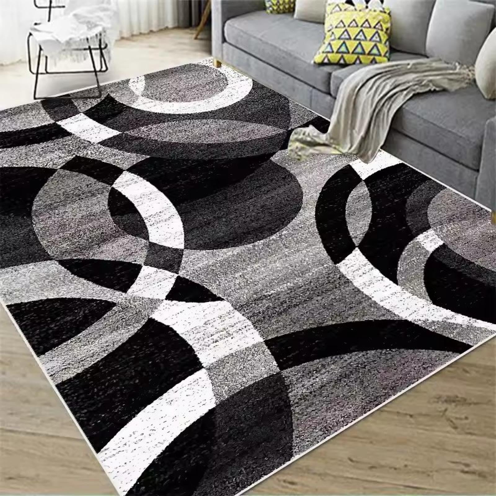 Tapis doux et luxueux à envers antidérapant pour chambre et salon