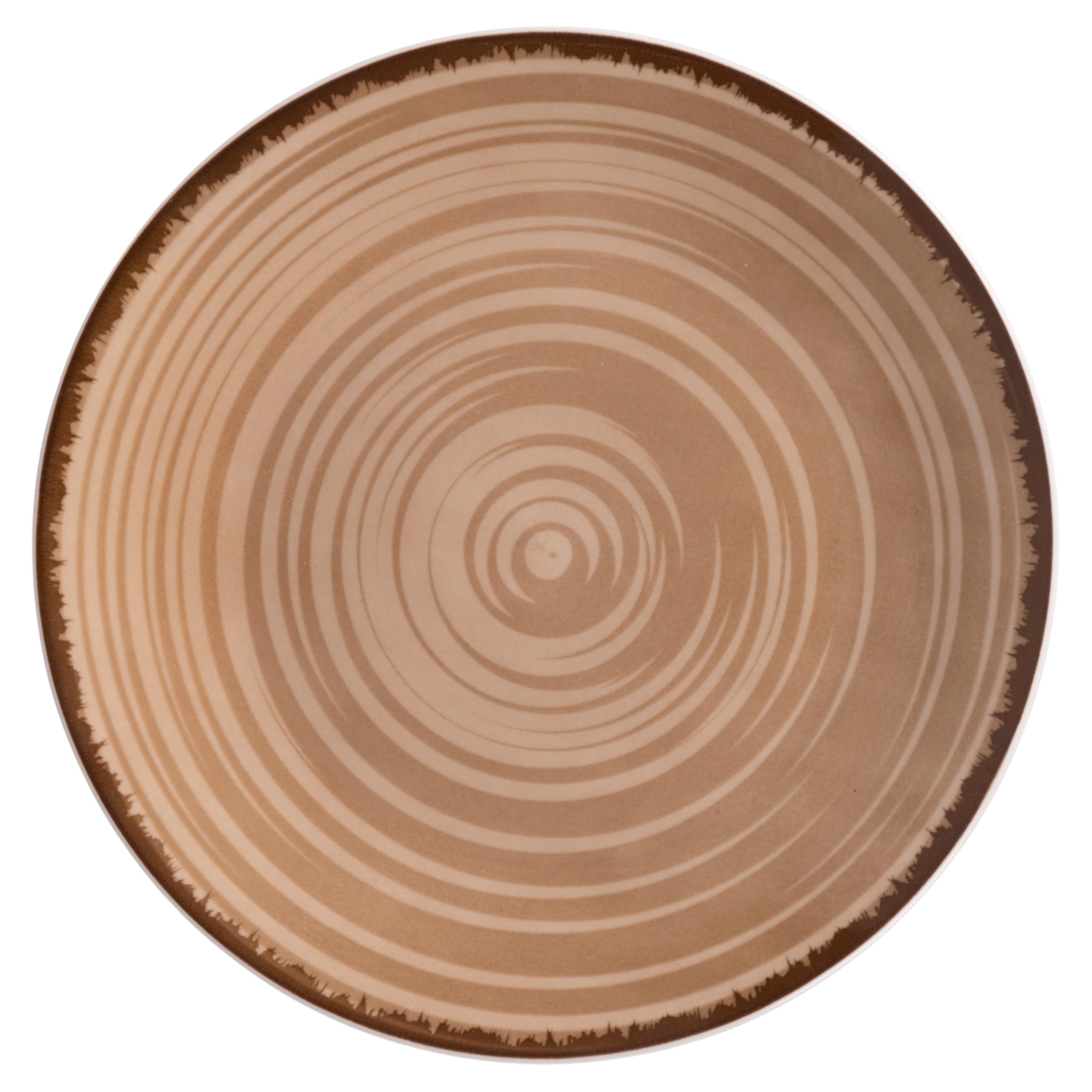 Baita Chocolate Porcelain Fruit Plate Set of 6