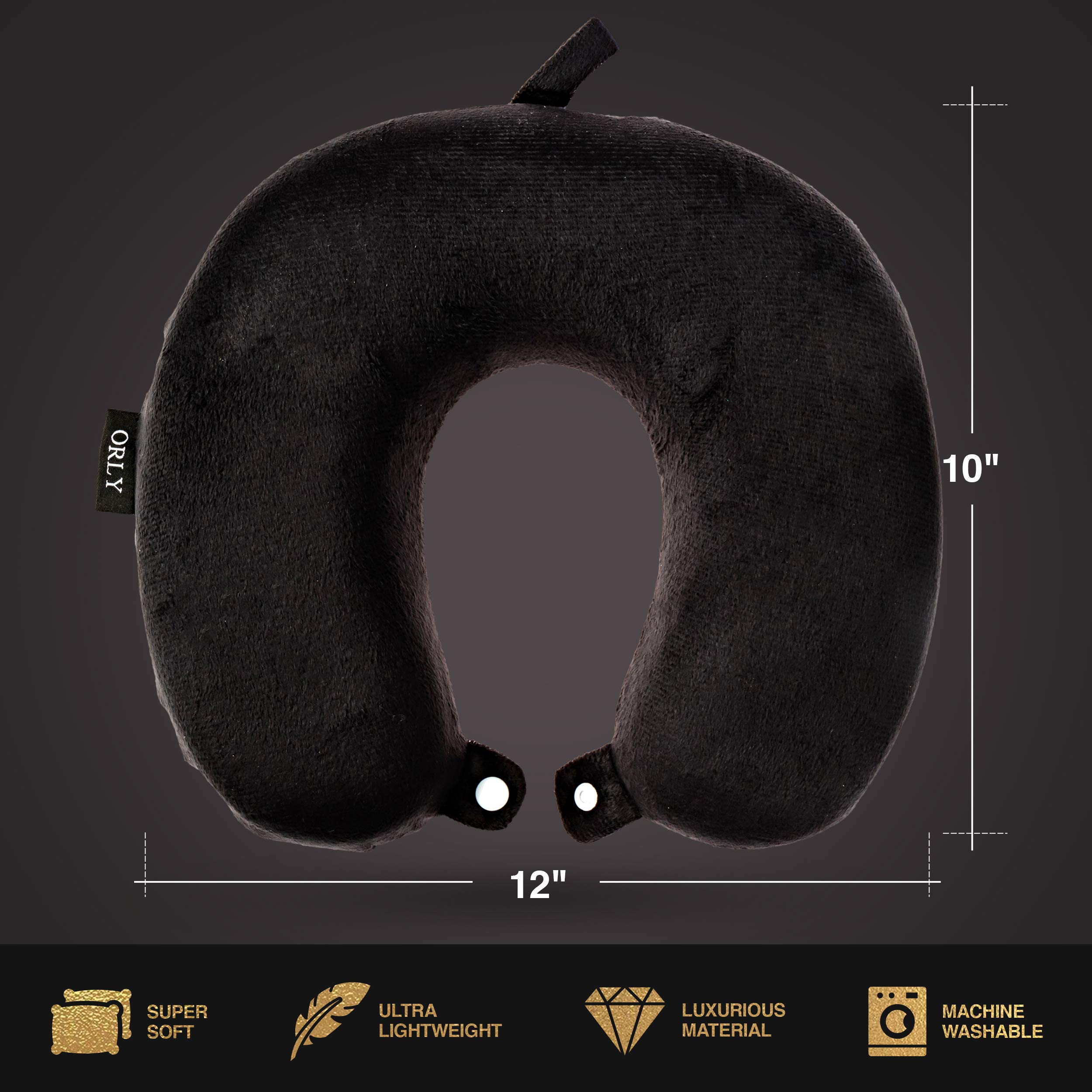 Charles Albert Memory Foam Travel Pillow U Shaped Neck Pillow