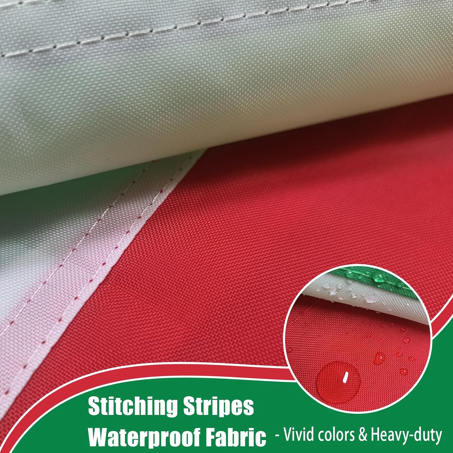 Italian Flag 12x18 Inches Outdoor Small Italian National Boat Flags Vivid Color Italy Flag with 2 Brass Grommets - Image 4