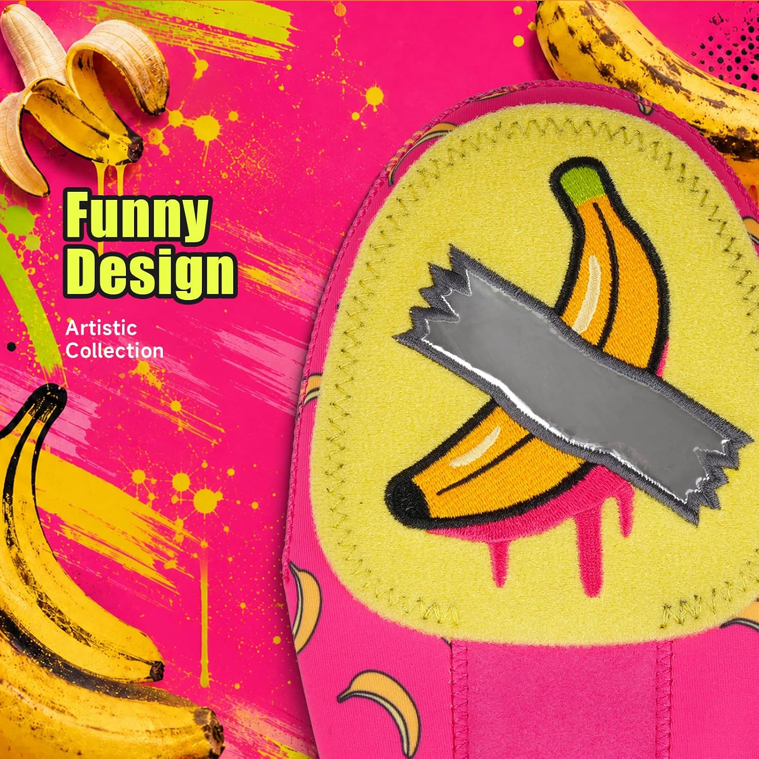 Big Crazy Baseball Sliding Mitt for Youth Sliding Mitt Glove Universal Left/Right Hand Baseball Protective Gear Accessory Pizza Cookies Giraff Cow Design