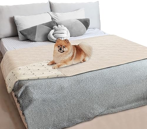 Miniatura 8 de PetAmi Funda de sofá impermeable para perros, funda reversible para muebles, protector de sofá para cama de mascotas, manta lavable para asiento de