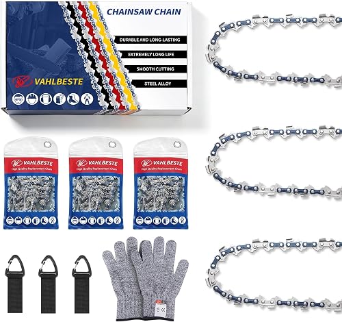 3x Chaînes de Tronçonneuse 50 cm Vahlbeste