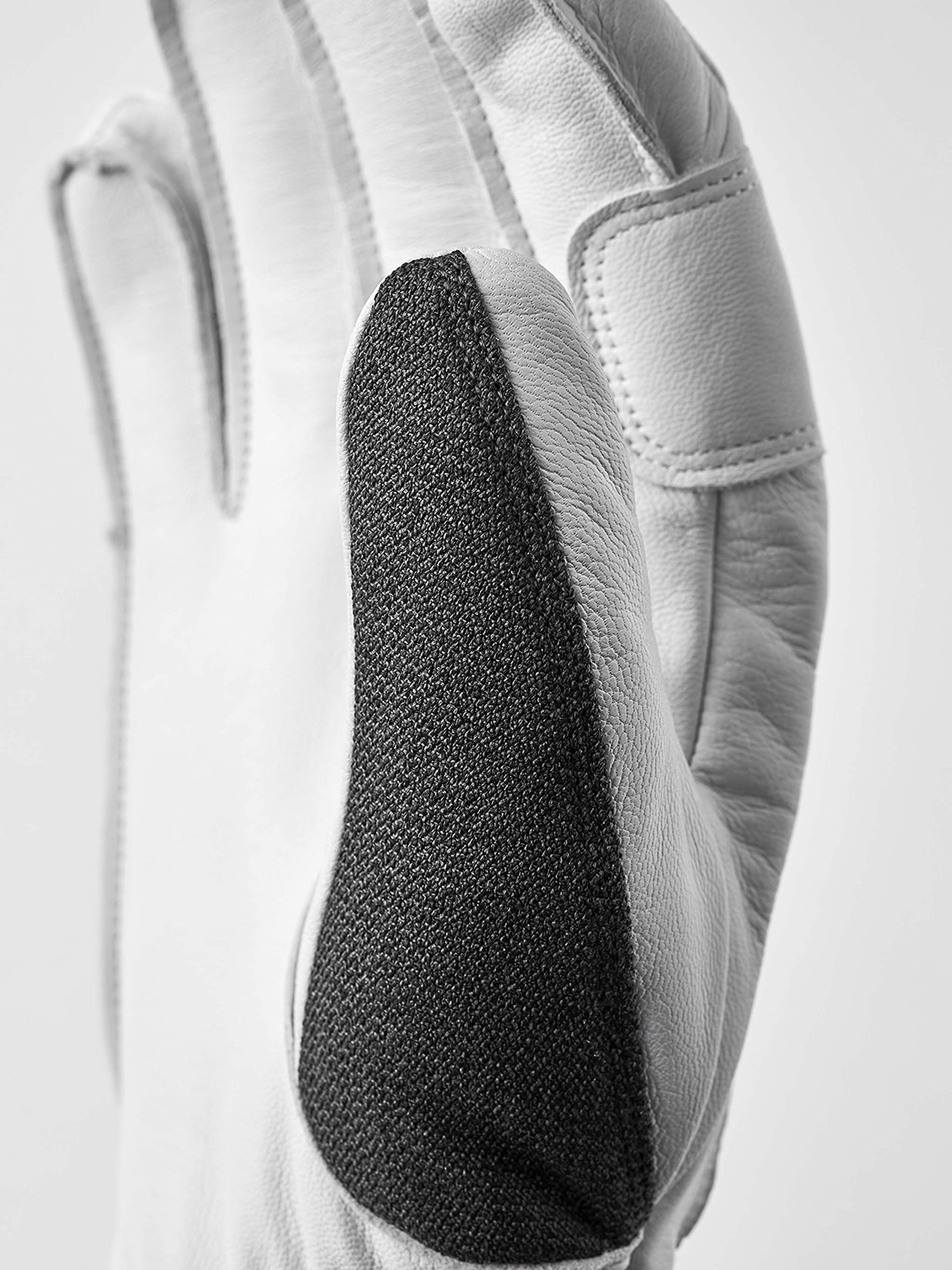 Hestra Guante de patrulla de cuero Army – Guantes de nieve para invierno, esquí y snowboard