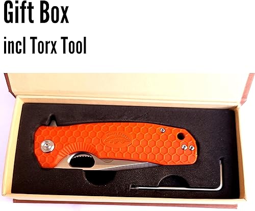 Miniatura 5 de Western Active Honey Badger Tanto - Cuchillo de bolsillo para hombres y mujeres, cuchillo de bolsillo plegable con clip, cuchillo de campamento al