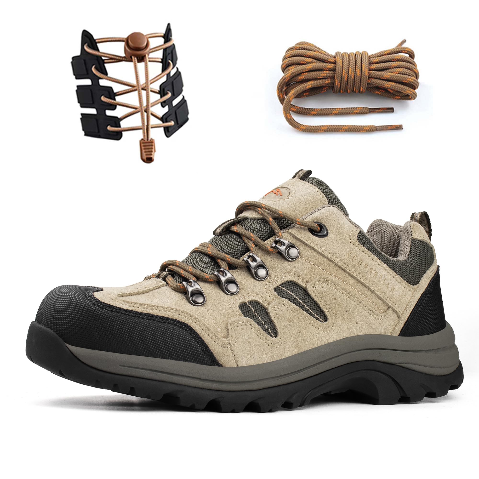 CC-Los Herren Wanderschuhe Wasserdicht, Outdoor Trekkingstie