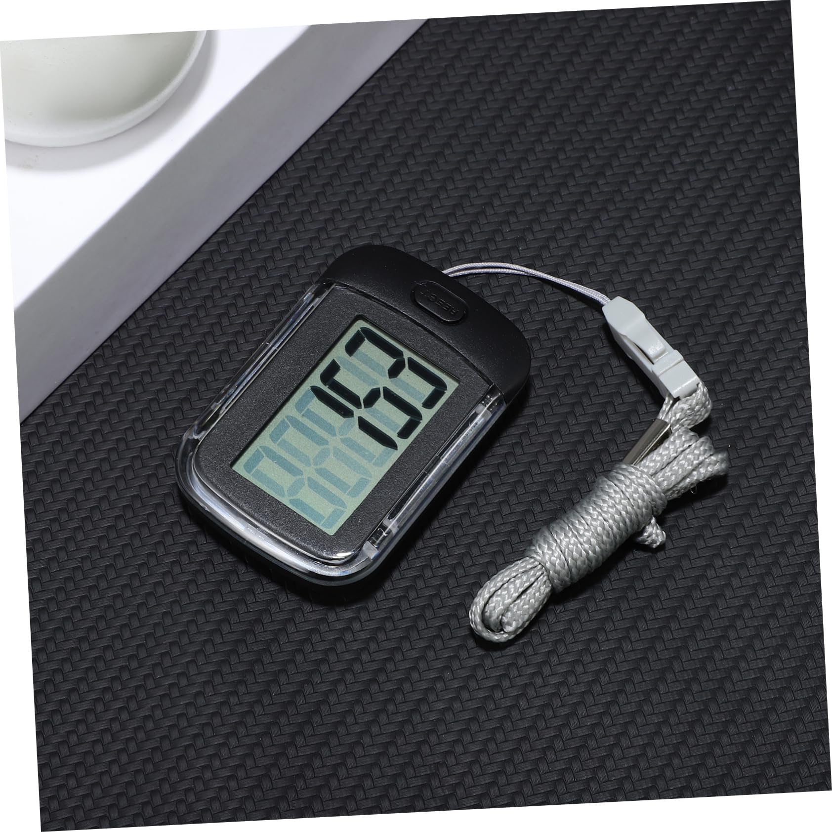 Toyvian pédomètre capteur Portable traqueur Cheville Petit Montre podomètre compteurs de pour la Marche Compteur de kilomètres de Marche Plastique Noir
