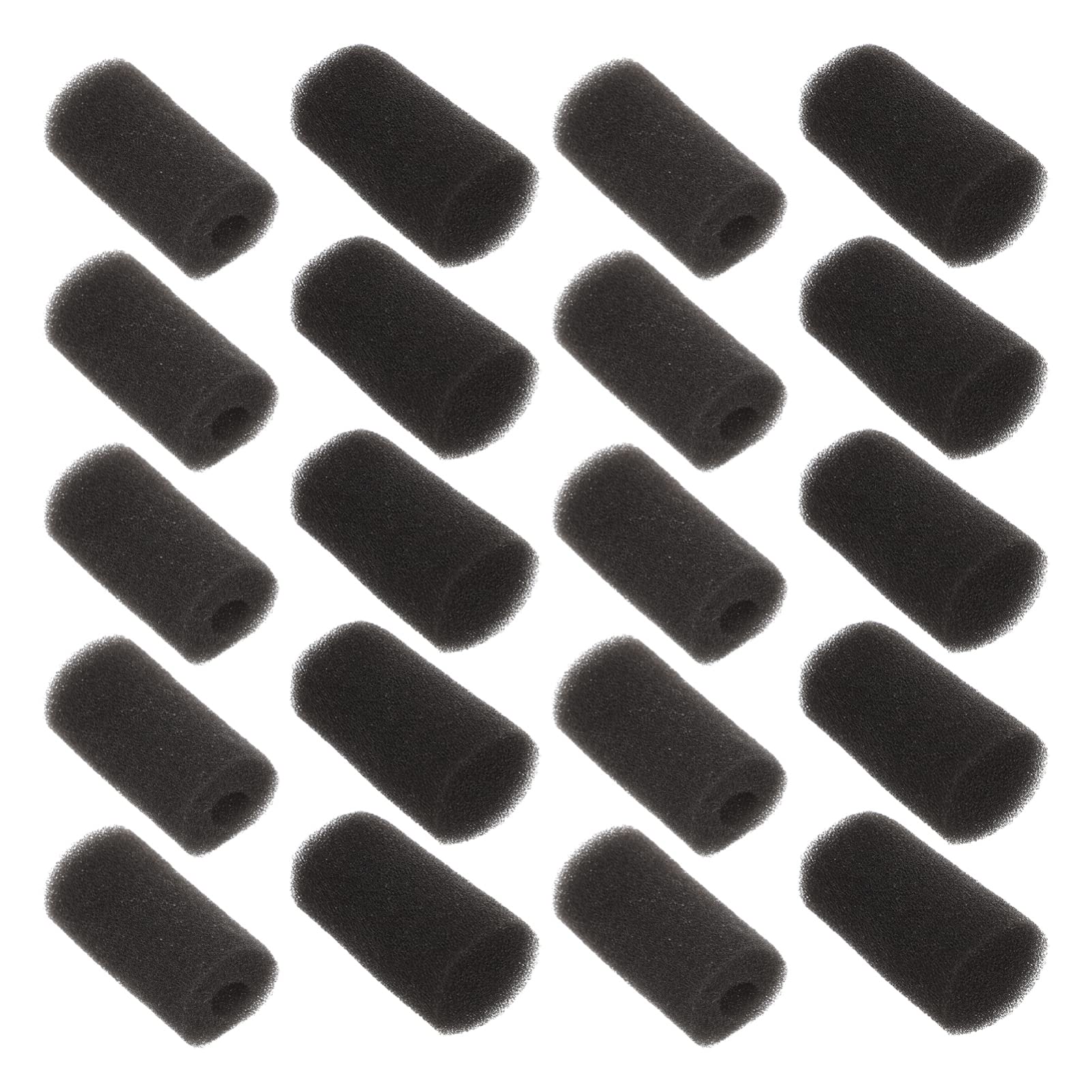 VILLCASE 20-Pack Aquarium Pre-Filter Sponges – Intake Protector Cover For Fish Tank Filter, 15mm - View #2