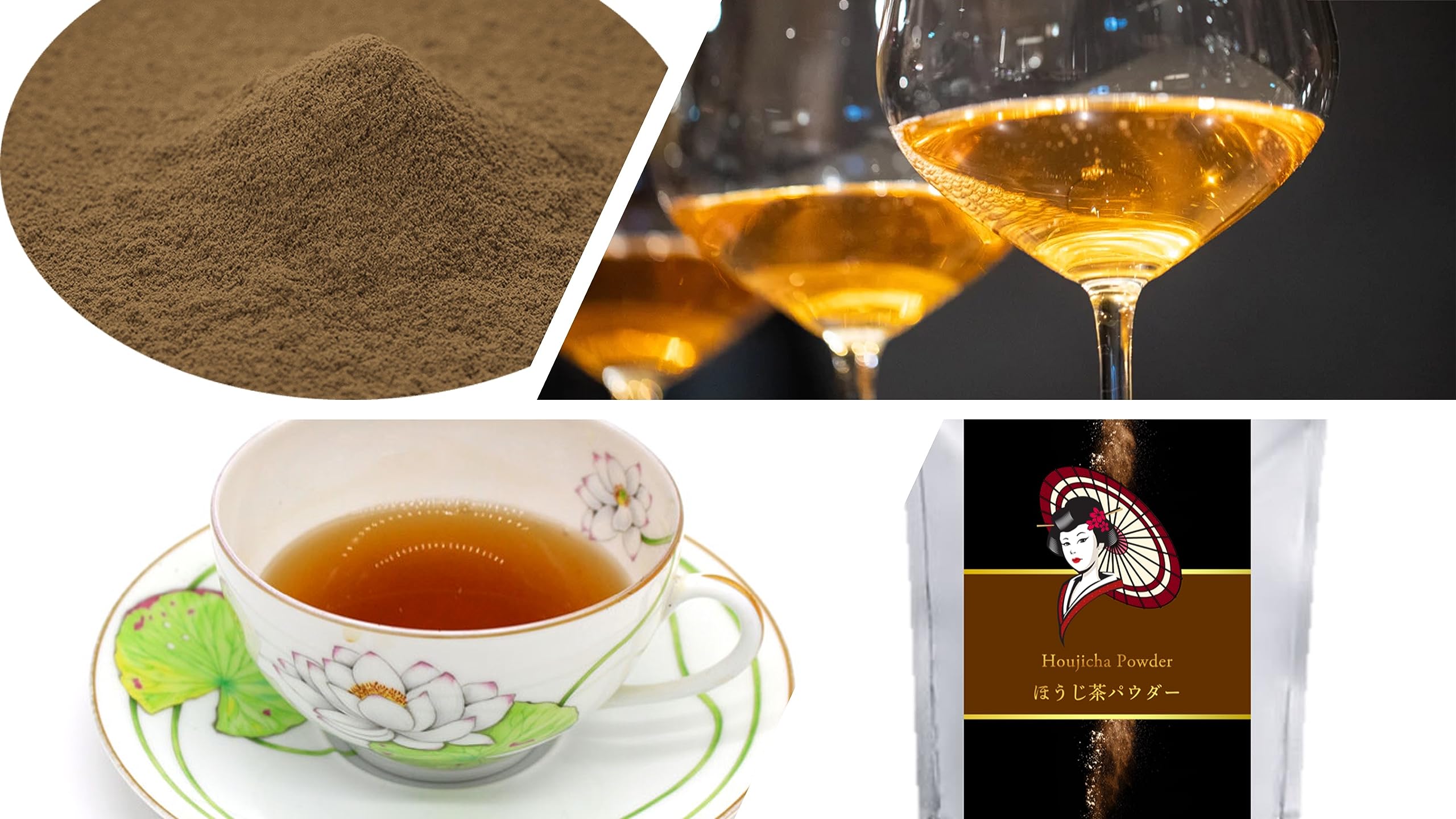 500g Yame Houjicha Hojicha Roasted tea powder Japanese tea evening tea drink Souvenir Gift Present Yame Tea Mukoh — view 3