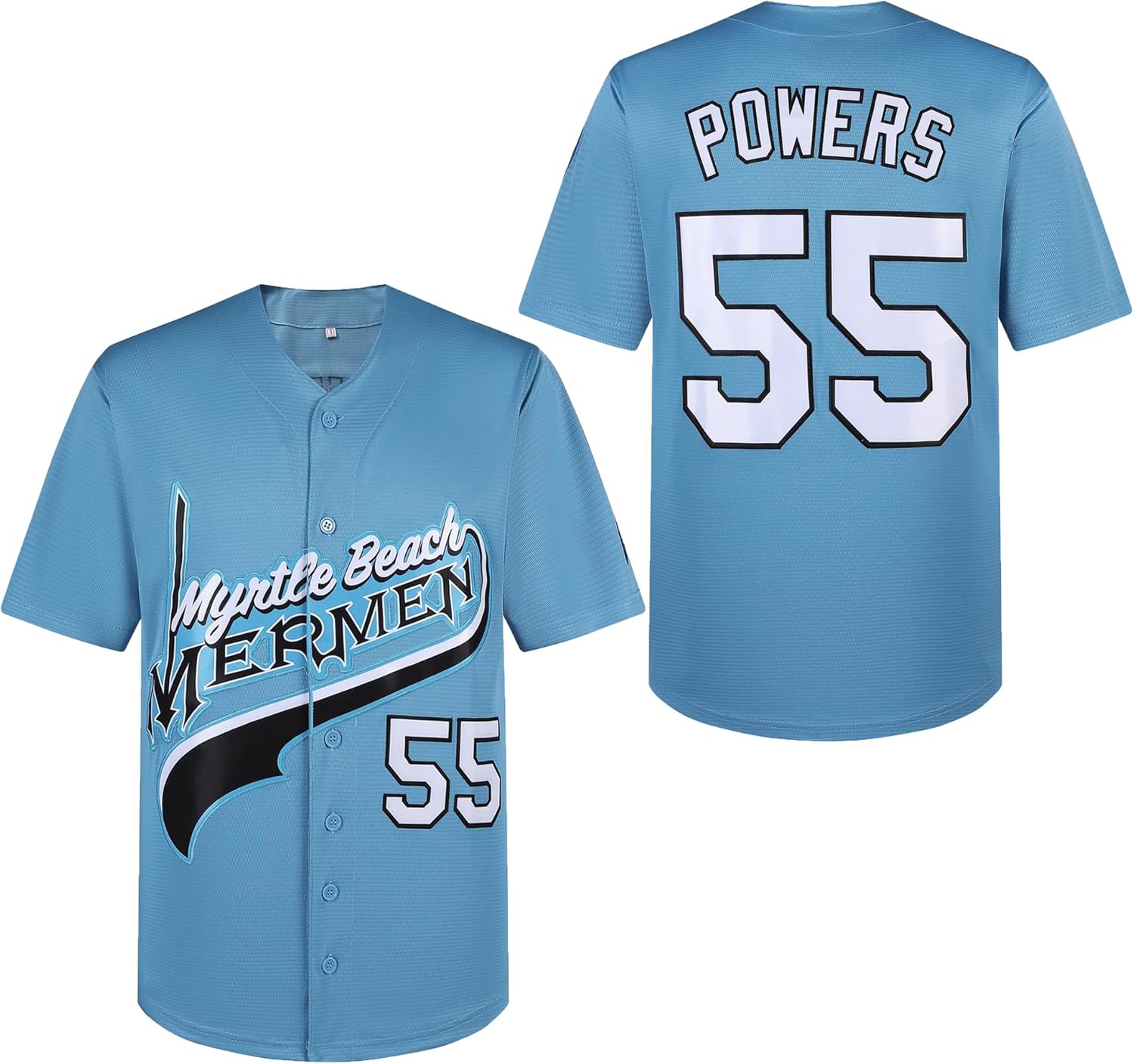 Kenny Powers 55 Baseball Jersey Shirt Stitched Movie Baseball Jersey Men Classic Team Style for Sports Fans and PlayersS-3XL