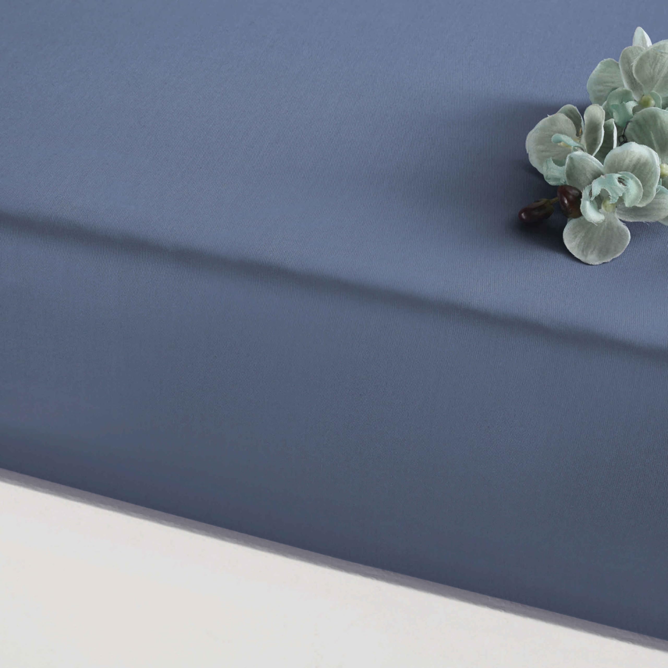Linens Mix&Match Pamuk Saten King Size Lastikli Çarşaf indigo