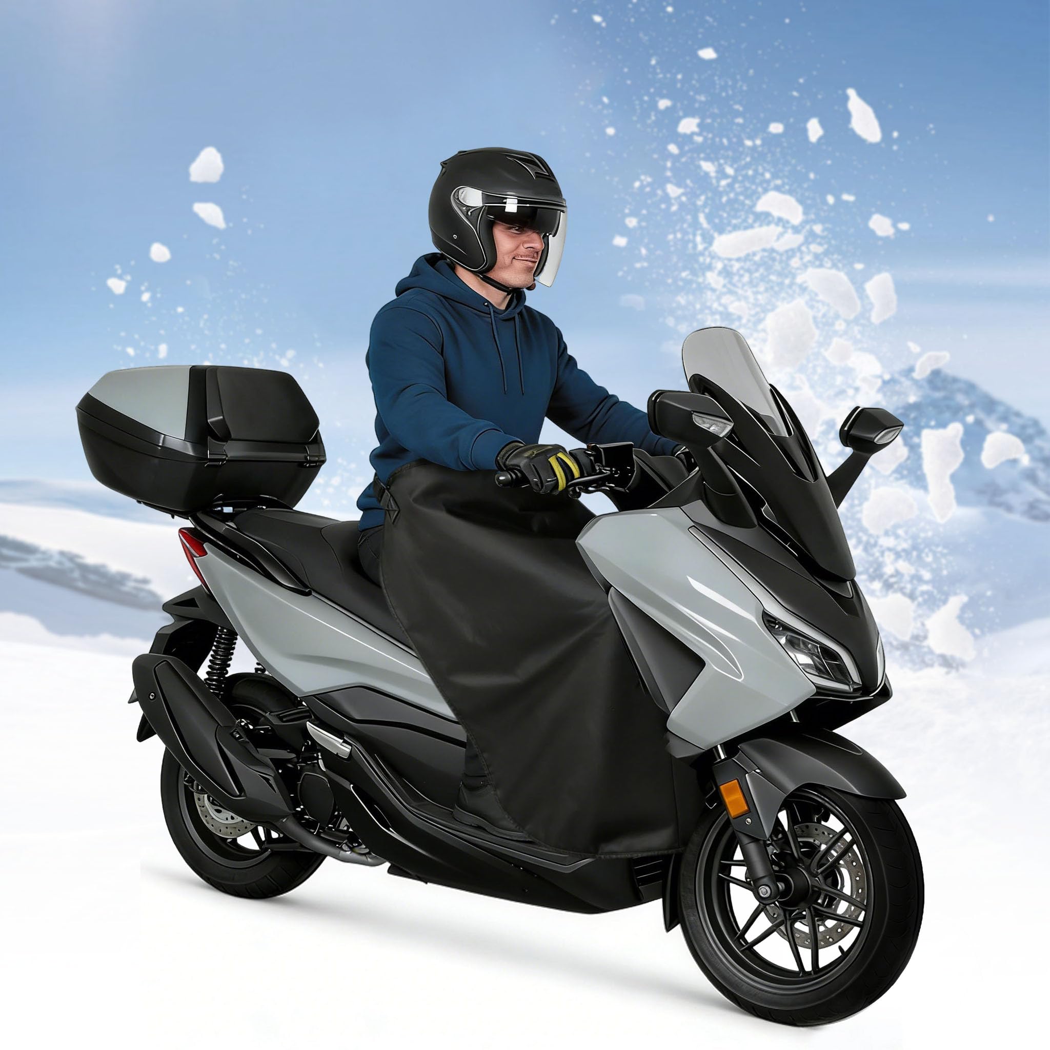 Tablier Scooter, Housse de Jambe de Scooter, Tablier Couvre Jambe Scooter, Protection des Jambes Scooter, Tablier De Moto Couvre Jambe, Jupe Scooter, pour Scooter, Voitures Électriques, Moto
