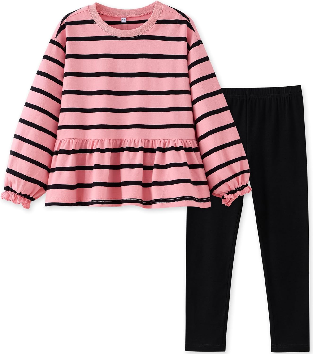 UMELOK Girls 2 Piece Playwear Set Pant and Top Sweatsuit Outfit Clothes