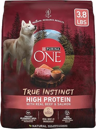 Miniatura 16 de Purina ONE True Instinct con una mezcla de pavo auténtico y venado alimento para perros seco - Bolsa de 36 lb