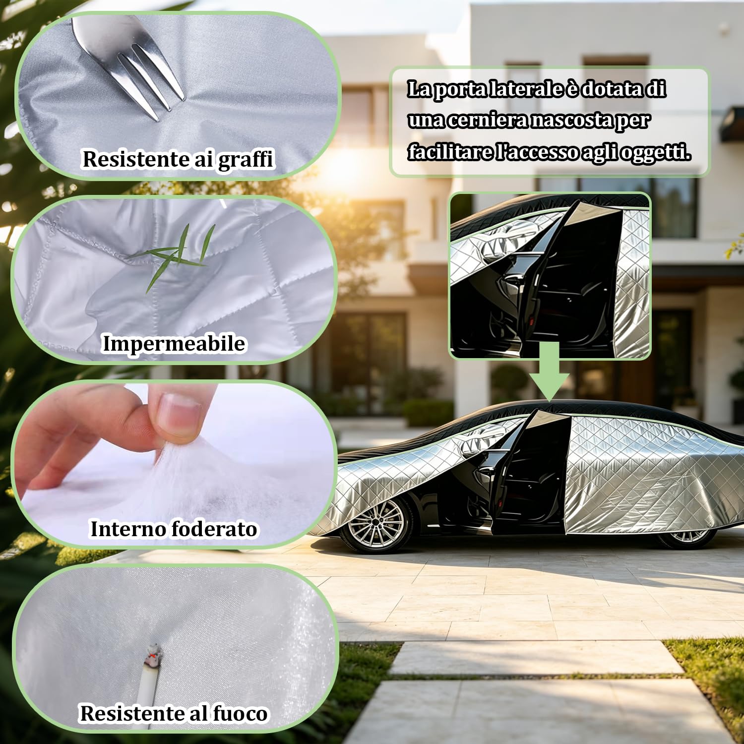 Telo Copriauto Antigrandine per DS N°8 (2025-2026)