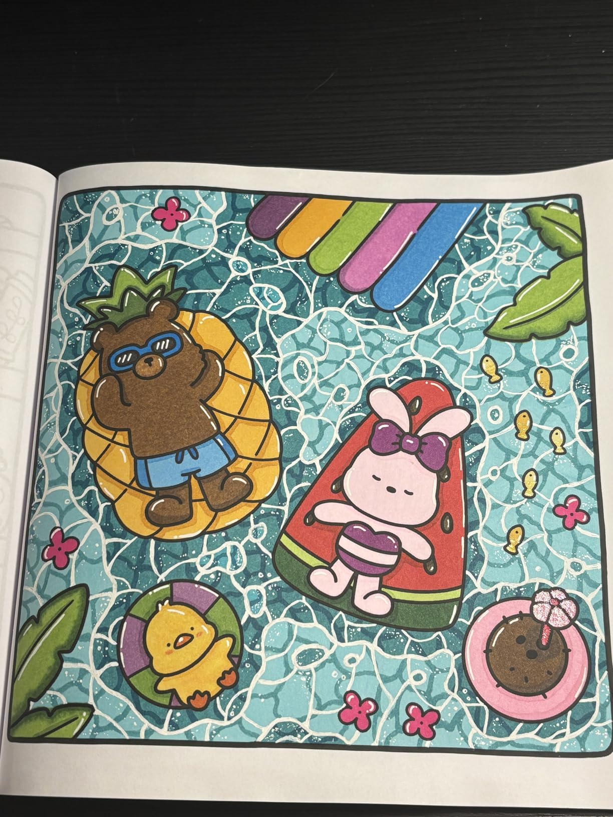 Cozy Friends: Coloring Book for Adults and Teens Featuring Super Cute ...