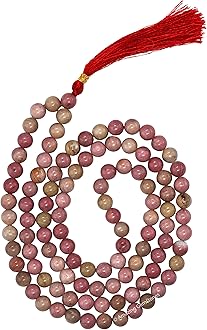 Amazing Gemstone Japa Mala 108 Prayer Beads Necklace and Wrist Mala Bracelet for Meditation