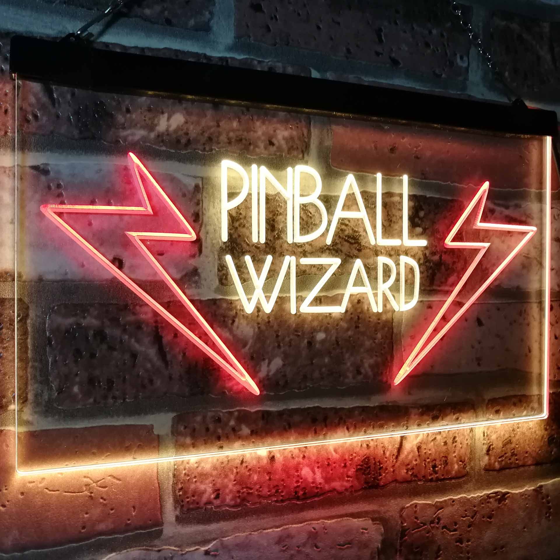 Amazon | Pinball Wizard Game Room Display Bar Beer Club Dual Color