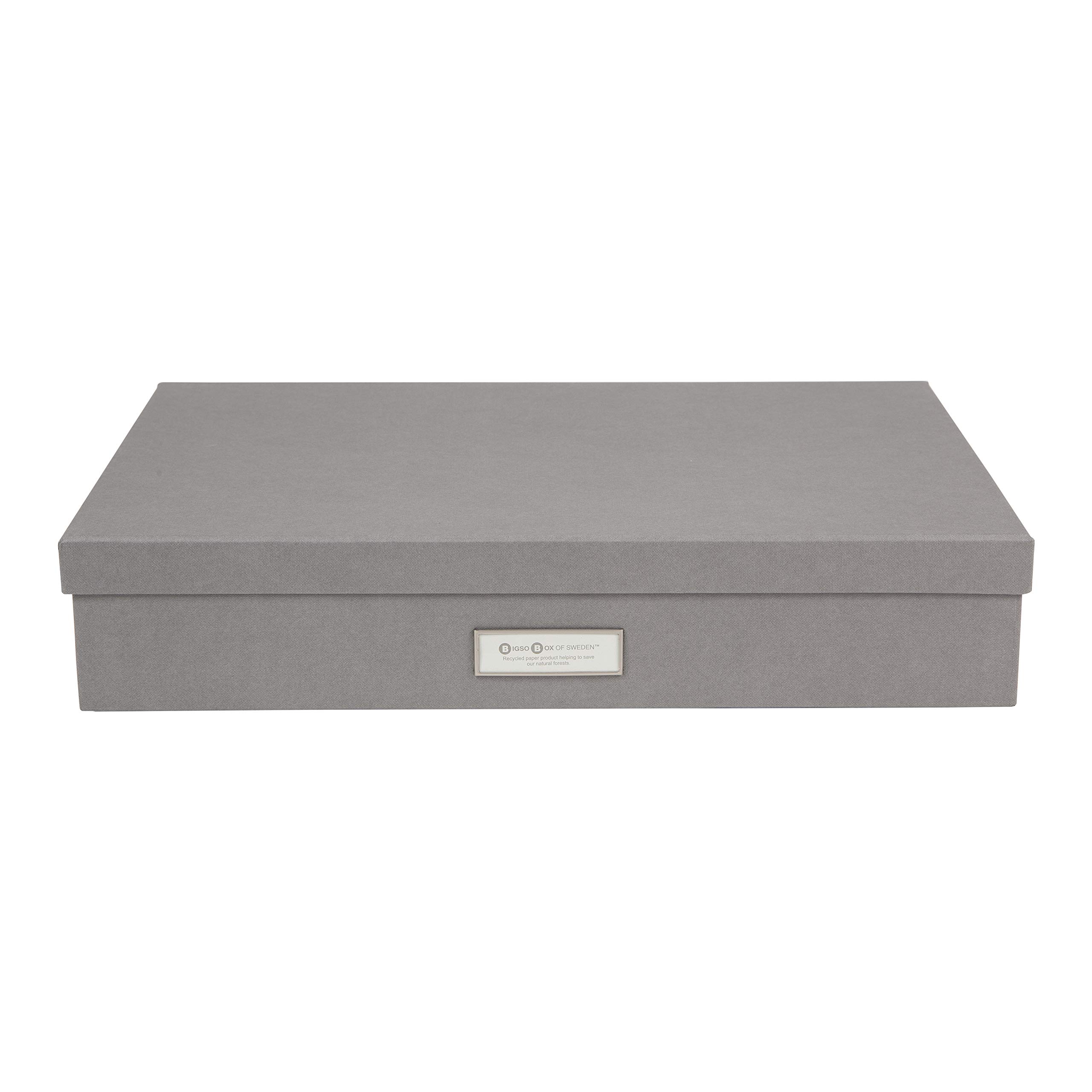 Bigso Sverker Document Storage Box, Grey