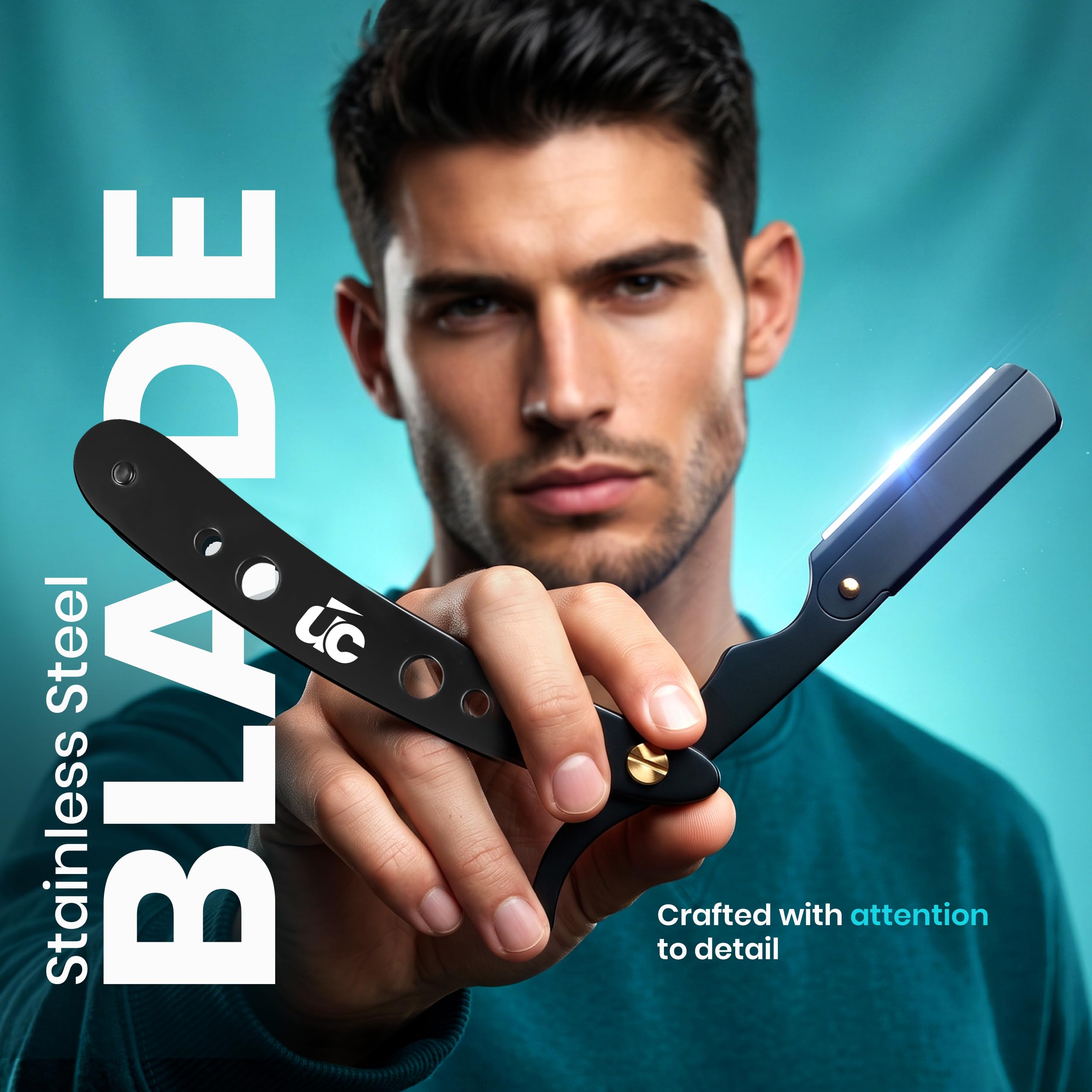 Utopia Care Barber Razor - 100 Blades -6