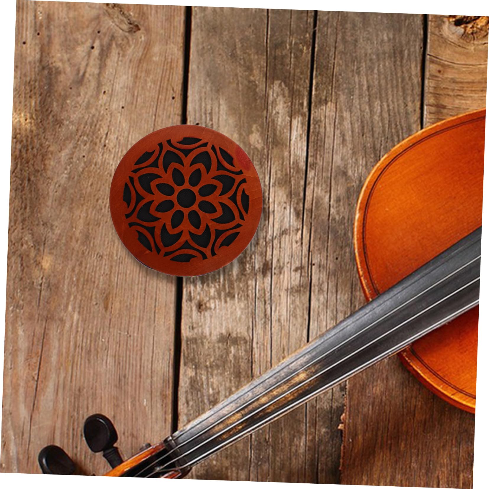Tamburo Oceano Portatile in Legno, Strumento a Percussione Etnico | Suono Onomatopeico per Meditazione e Rilassamento, Formato Compatto per Musica e Ensemble