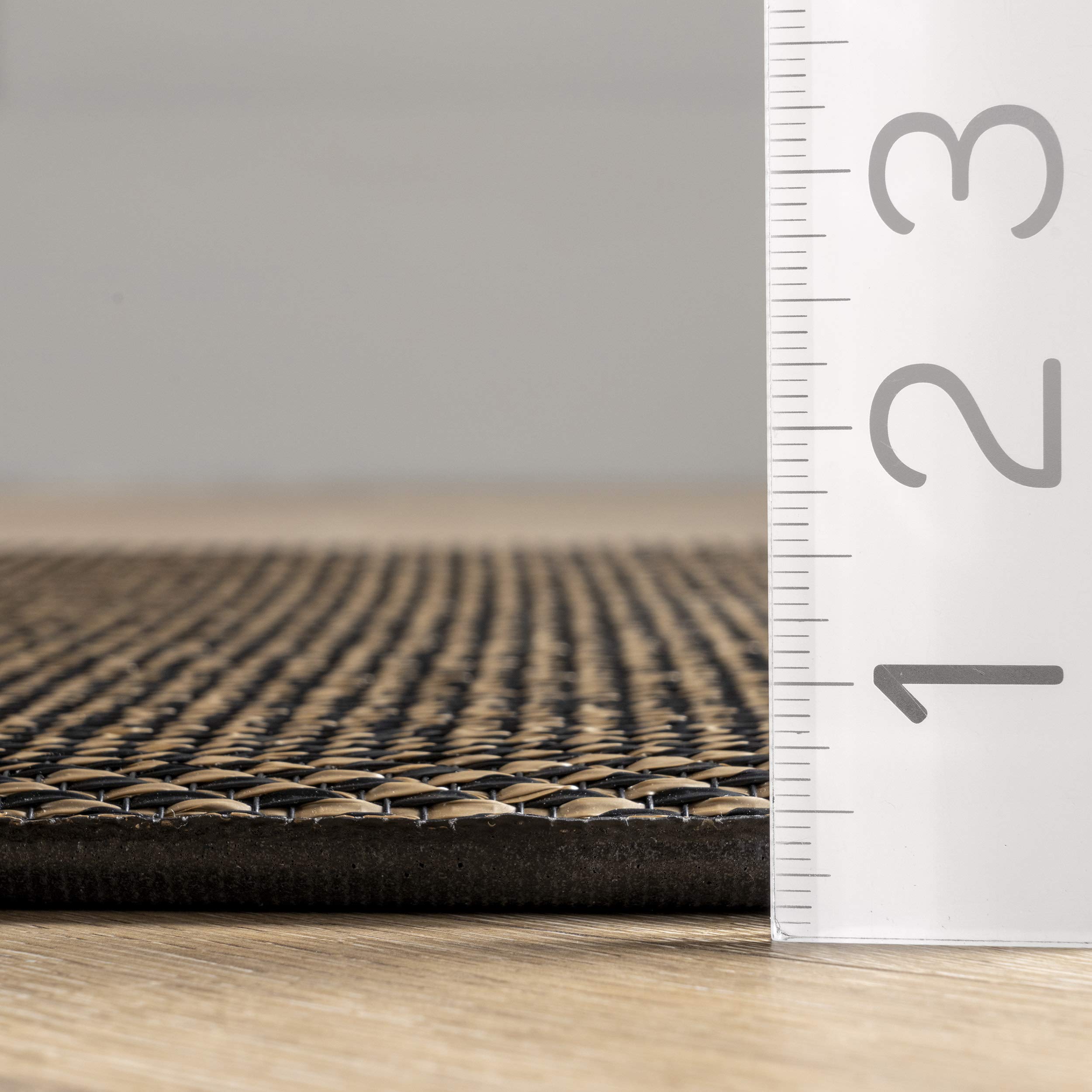 nuLOOM Casual Braided Anti Fatigue Kitchen or Laundry Room Comfort Mat