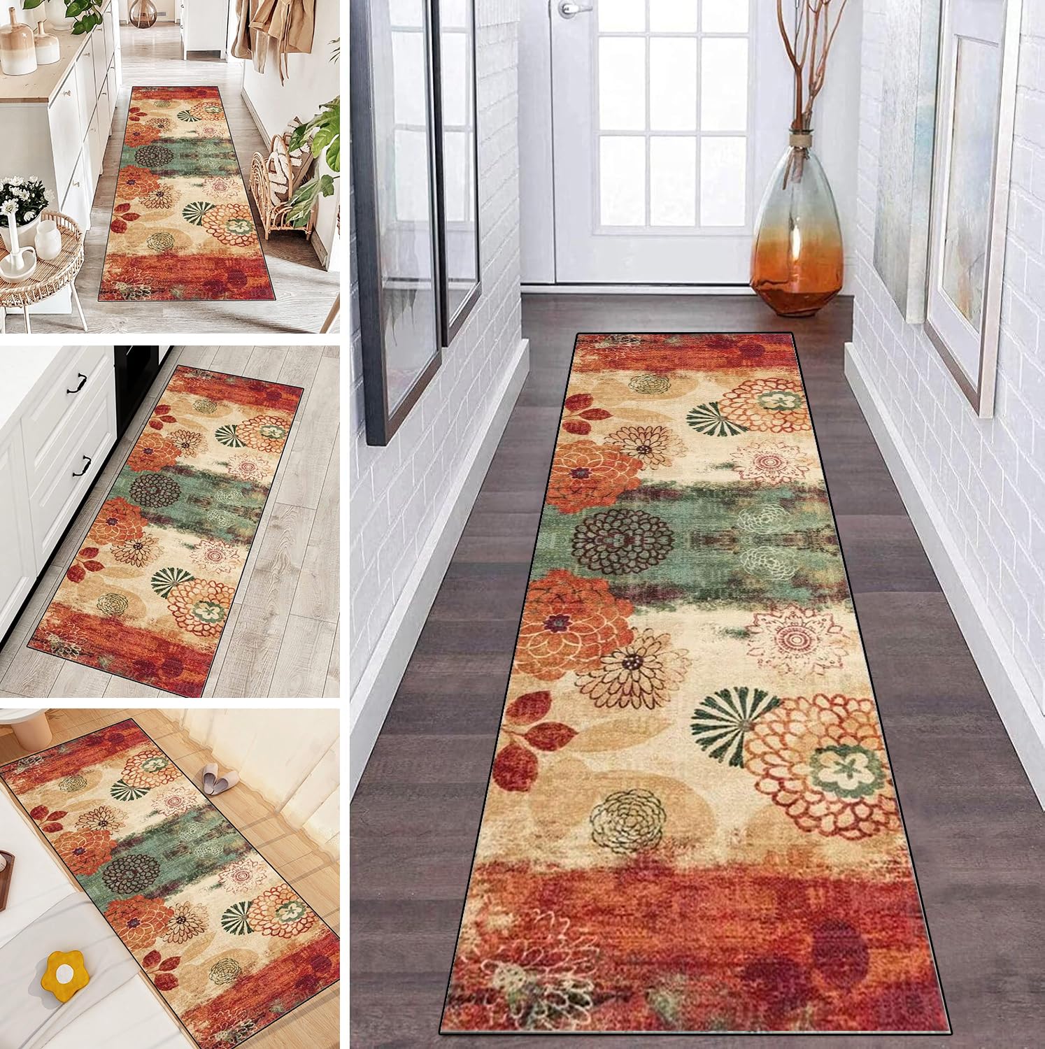 Tapis de buanderie et cuisine lavable pour protéger et colorer vos sols