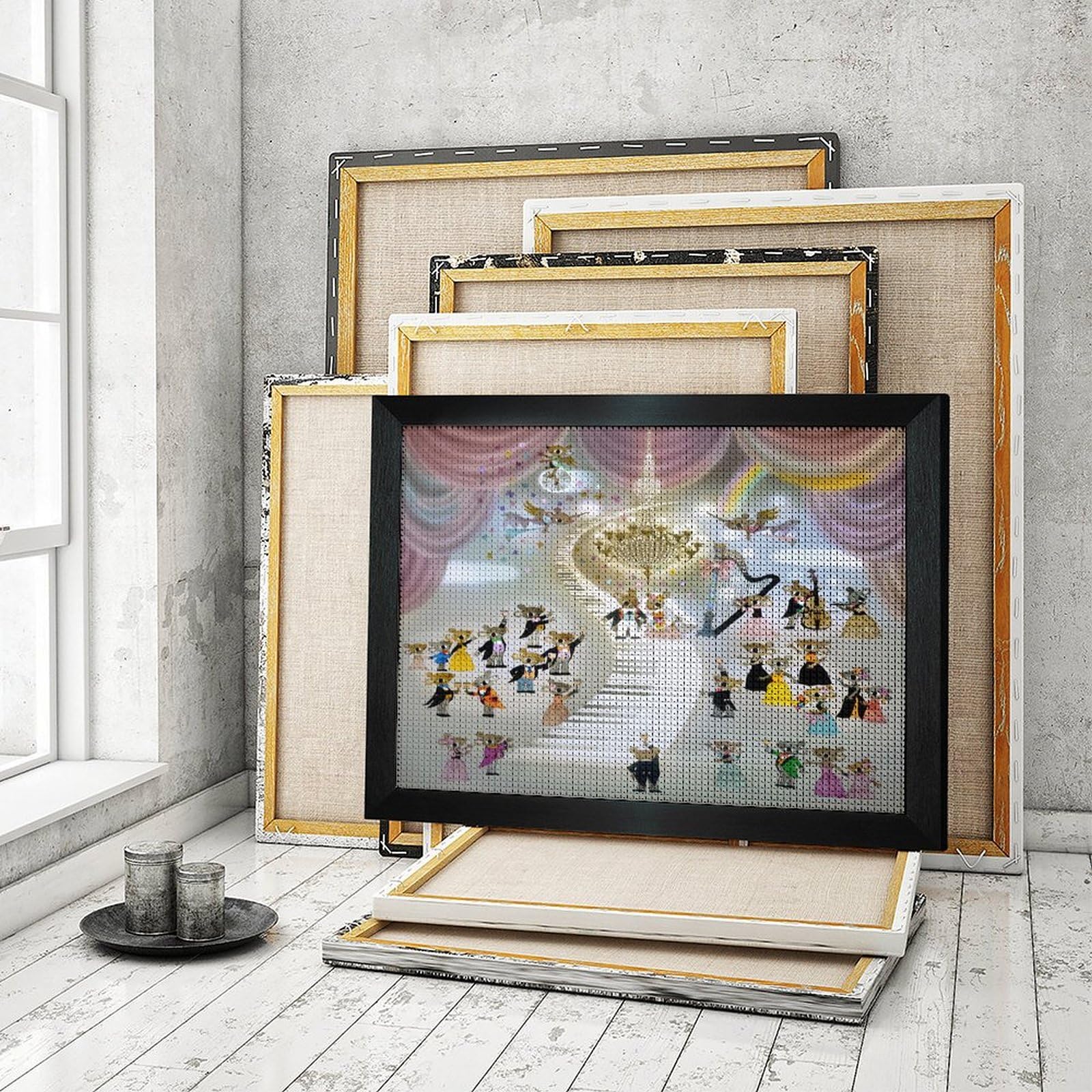 Amazon.co.jp: 藤城清治 ねずみの吉夢 ダイヤモンド画 5Dダイヤモンド