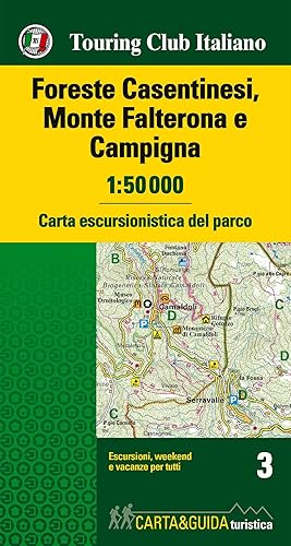 Foreste Casentinesi, Monte Falterone e Campigna 1:50.000. Carta escursionistica del parco. Con Libro: Foreste Casentinesi, Monte Falterone e Campigna. Guida del parco: 3