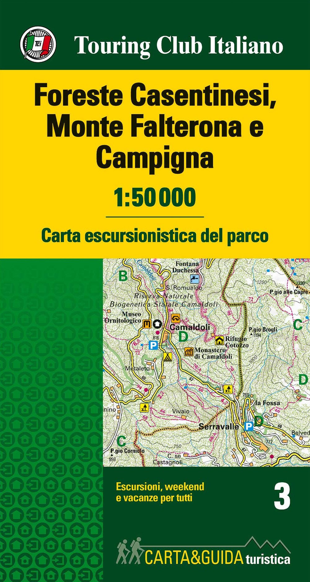 Foreste Casentinesi - Monte Falterona map&guide: 3 (Carta & guida)