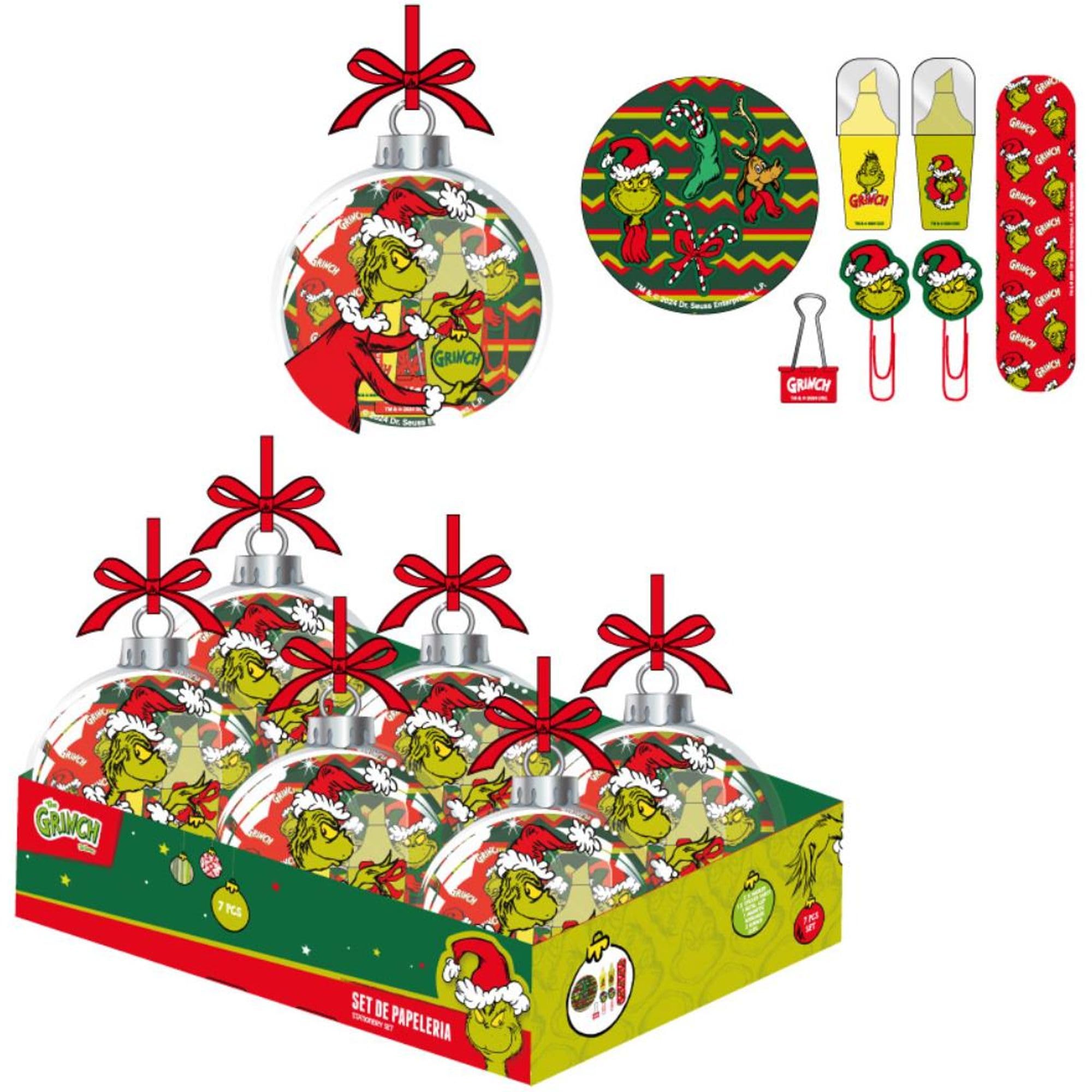 Amazon.com: Cerdá - Stationery Set Ball Christmas Decoration The