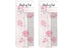 80Pcs Reading List Bookmark | Bookmark Reading List