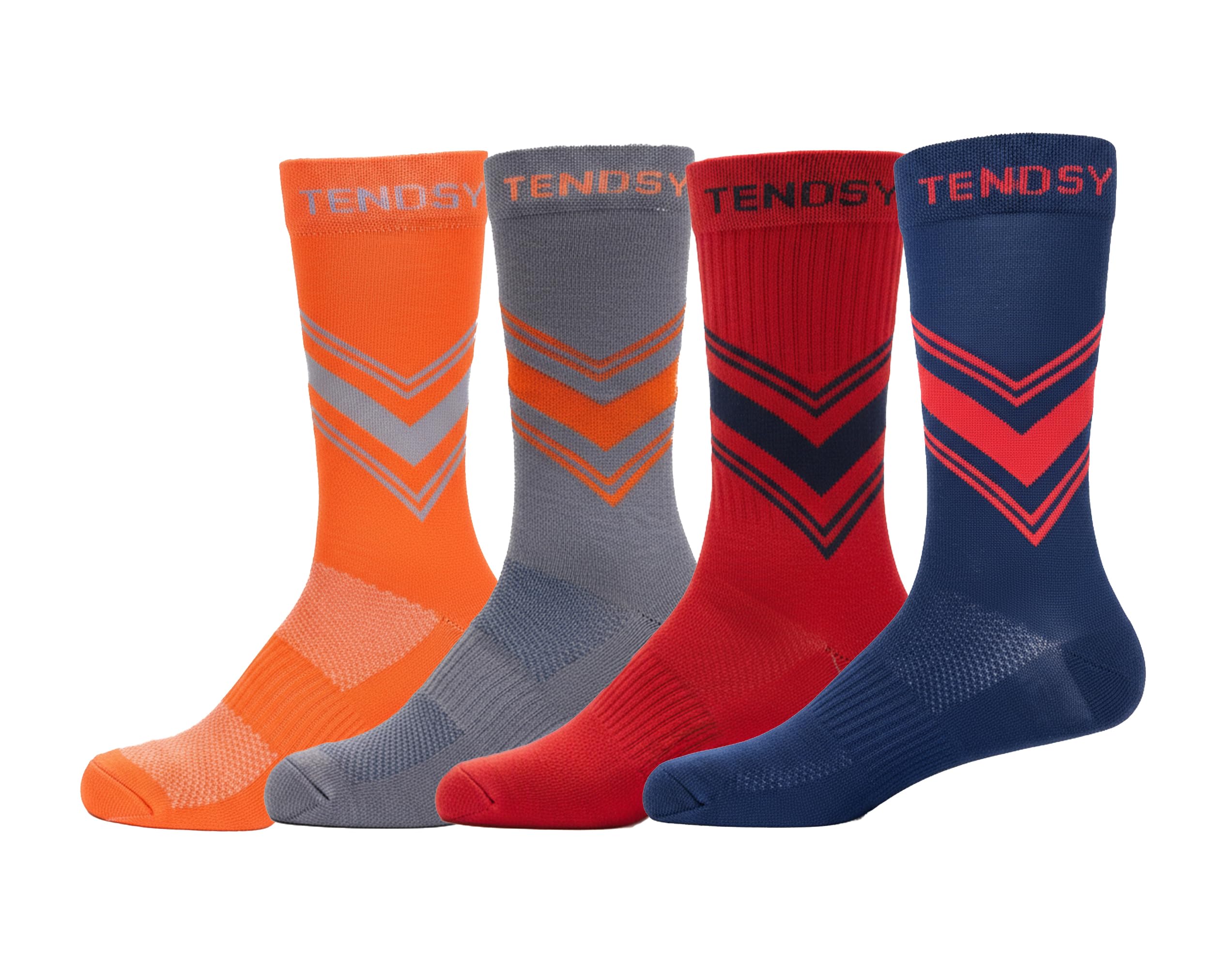 Crew Length Sports Socks for Men & Women | Cotton Stretch Athletic, Football, Running, Gym Socks | Breathable, Anti-Odor, Comfort | Multipack Stylish Colorful Sports Socks-image-4