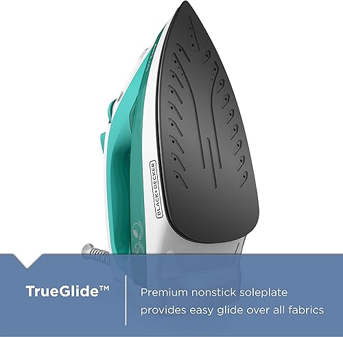 Miniatura 5 de Plancha de vapor Black  Decker liviana y fácil de usar compacta color turquesa IR1010
