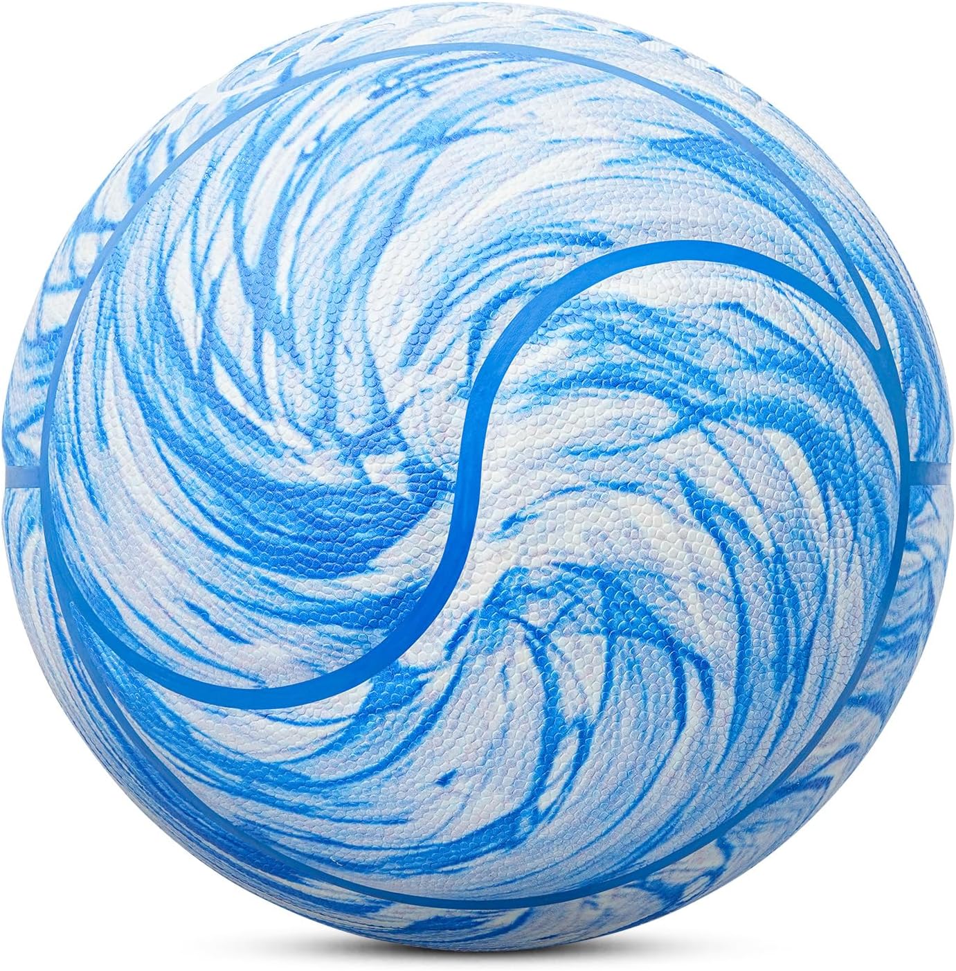 Kuangmi Yin Yang Basketball, Official Size 7(29.5"), Unique Tai Chi Shaped Medium Tire, for Indoor & Outdoor