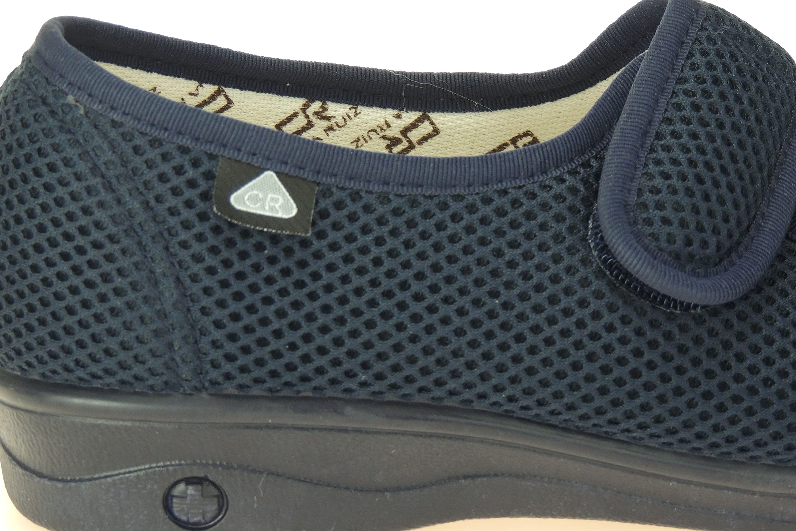 Calzados Romero. Zapatillas Anatómicas para Pies Delicados en Ancho Especial con Tratamiento Antibacteriano para Mujer. Ref. 0483. Marino Talla 36