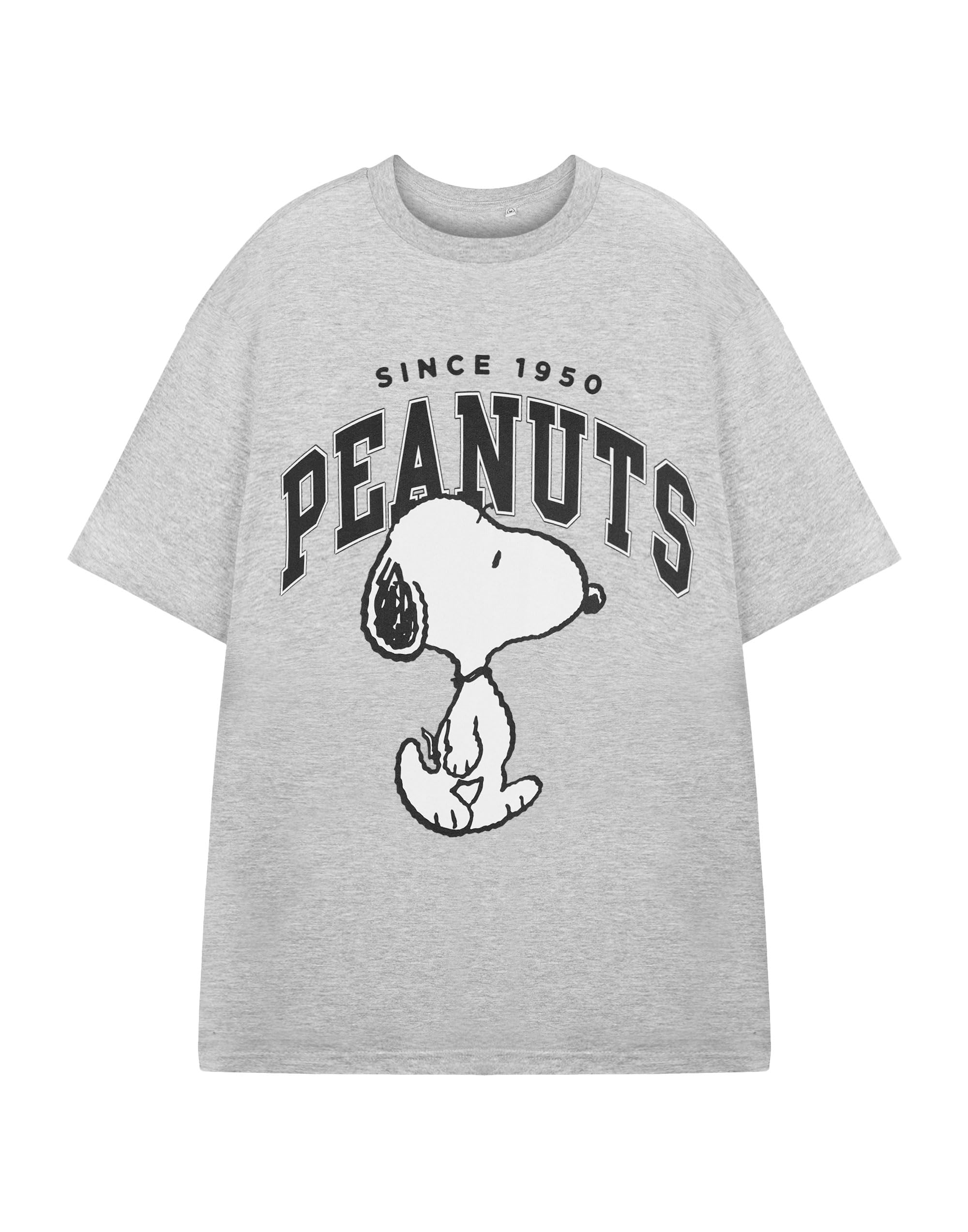 Peanuts Short Sleeved T-Shirt L Grey