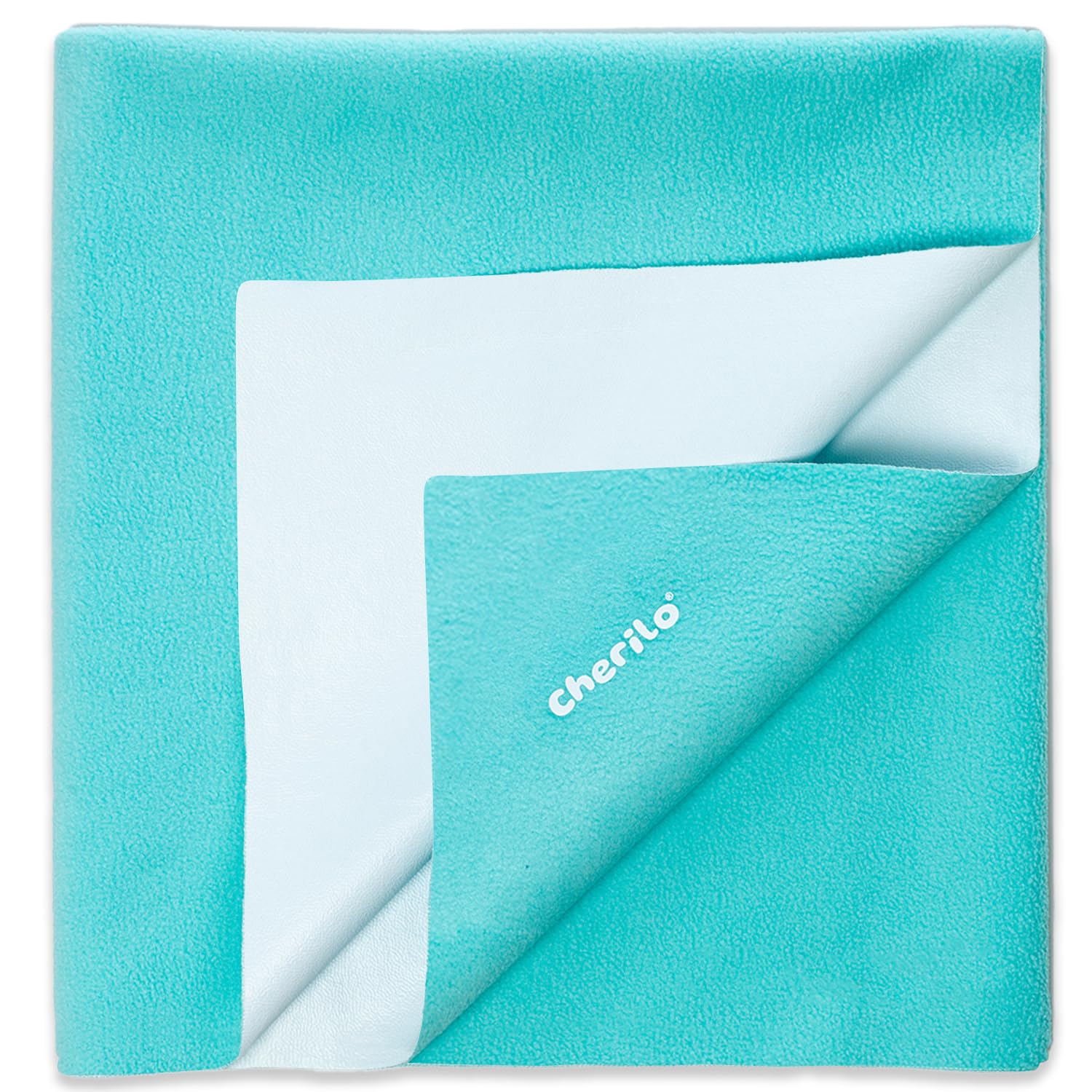 CheriloQuick Dry Waterproof Protector Baby Dry Sheet, Large (100cm X 140cm)| Sea Green