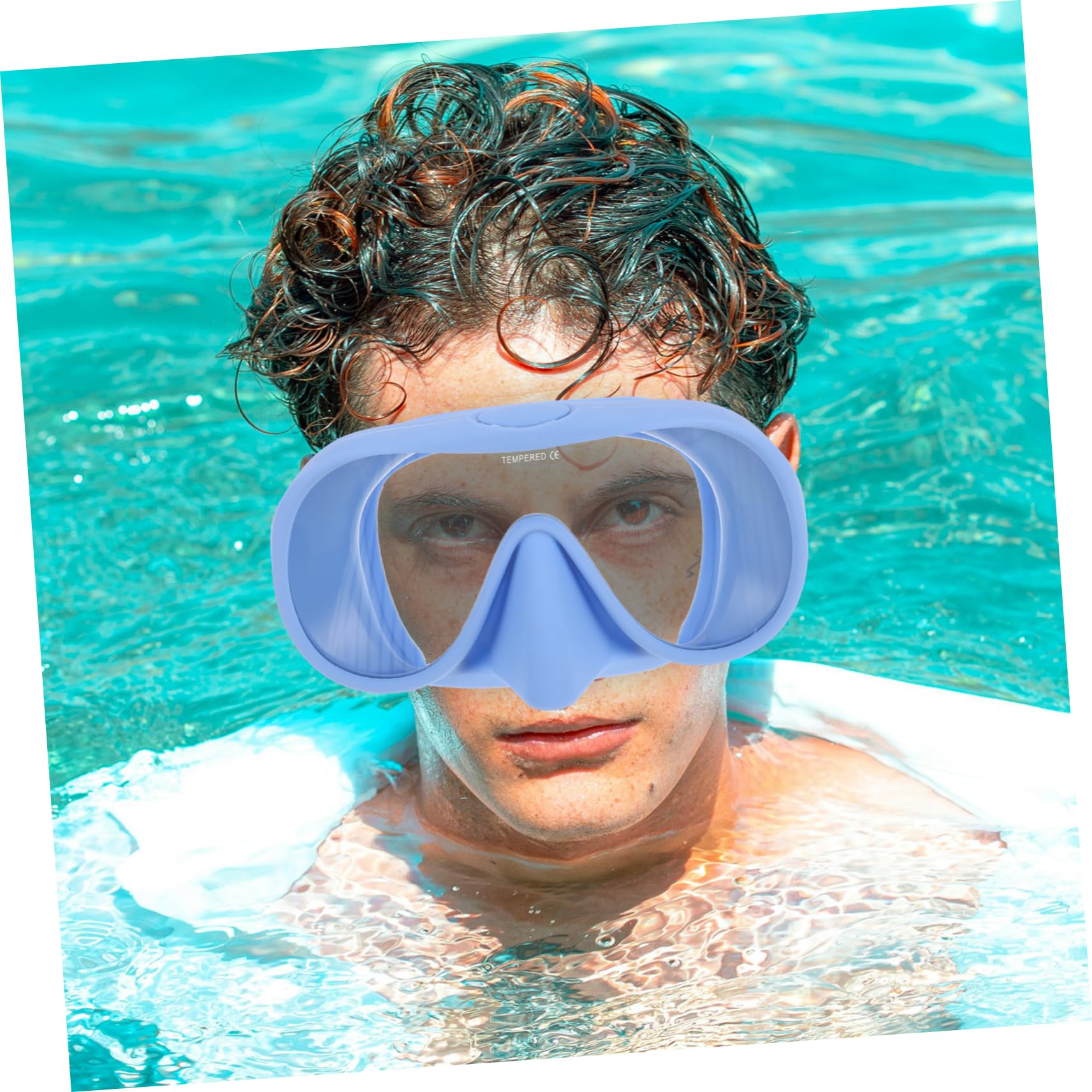 Set Snorkeling in Silicone e Vetro Temperato per Adulti | Maschera da Snorkeling Professionale, Maschera Sub Professionale, Boccaglio Immersione Nuoto, Festa Estiva