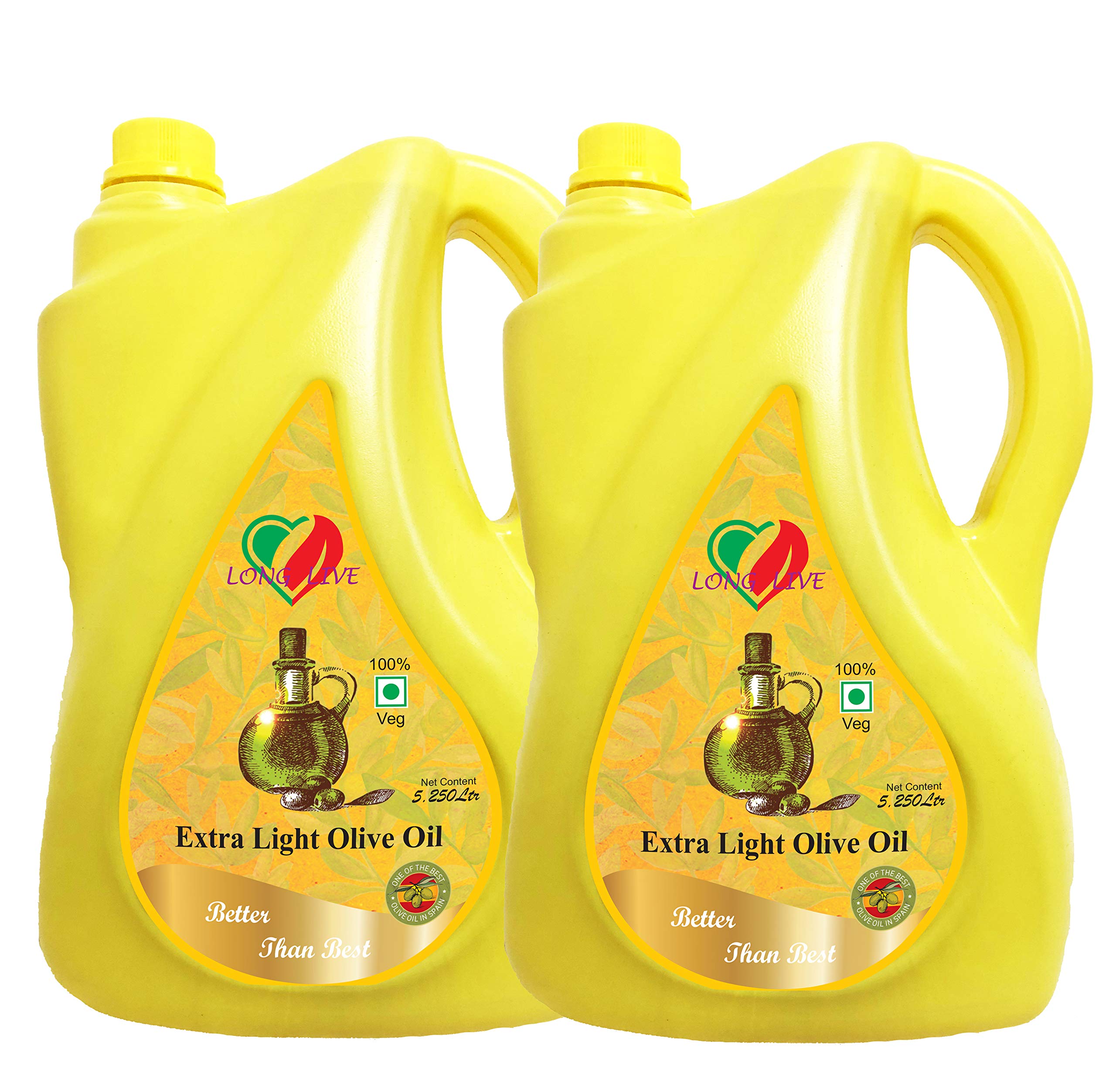 Long Live Extra Light Olive Oil - 5.25 LTR Pack of 2 (B081ZW6RZL) Amazon Price History, Amazon Price Tracker