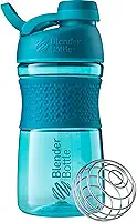Coqueteleira SportMixer da BlenderBottle perfeita para shakes de proteína e pré-treino, 590 ml, azul-petróleo