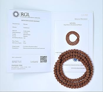 Amazon.co.jp: SHIVARATNA ルドラクシャ マーラー 108+1ビーズ