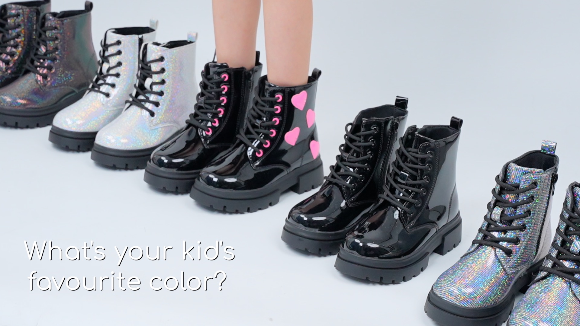 Amazon.com | starmerx Girls Ankle Boots Lace Up Combat Boot Side